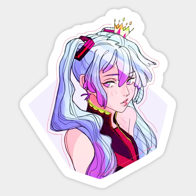 Kimagure Mercy Miku Sticker by salicis